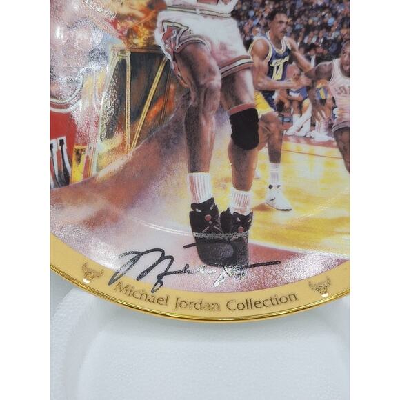 Michael Jordan 1991 Championship NBA Bradford Exchange Vtg 90s Air Jordan - Picture 5 of 8